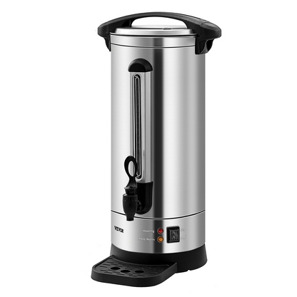 VEVOR Commercial Coffee Urn 110 Cup Stainless Steel Coffee Dispenser Fast Brew