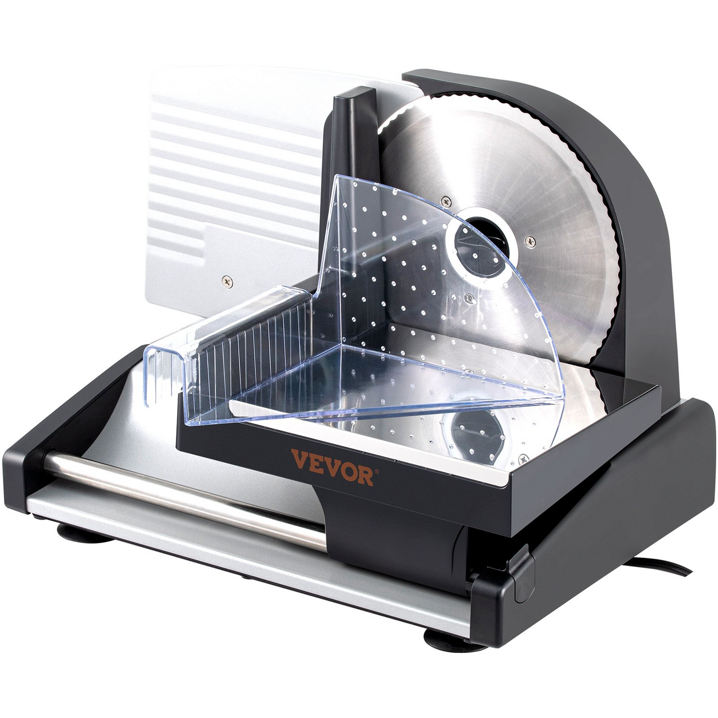 VEVOR 7.5" Meat Slicer 200W Electric Deli Slicer for Meat Veggie Bread