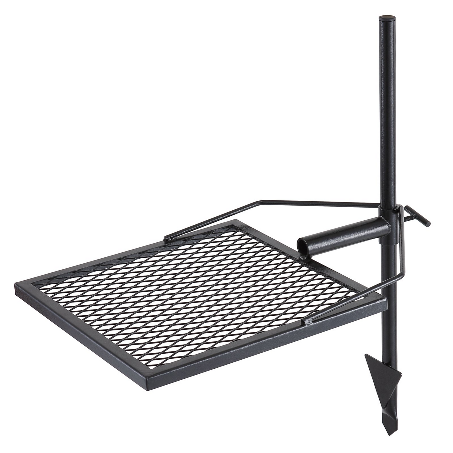 VEVOR Swivel Campfire Grill, Fire Pit Grill Grate over Fire Pits, Heavy Duty Steel Grill Grates, 360° Adjustable Open Fire Outdoor Cooking Equipment, Portable Camp Fire Racks for Camping Outdoor BBQ