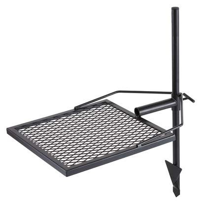 VEVOR Swivel Campfire Grill, Fire Pit Grill Grate over Fire Pits, Heavy Duty Steel Grill Grates, 360° Adjustable Open Fire Outdoor Cooking Equipment, Portable Camp Fire Racks for Camping Outdoor BBQ