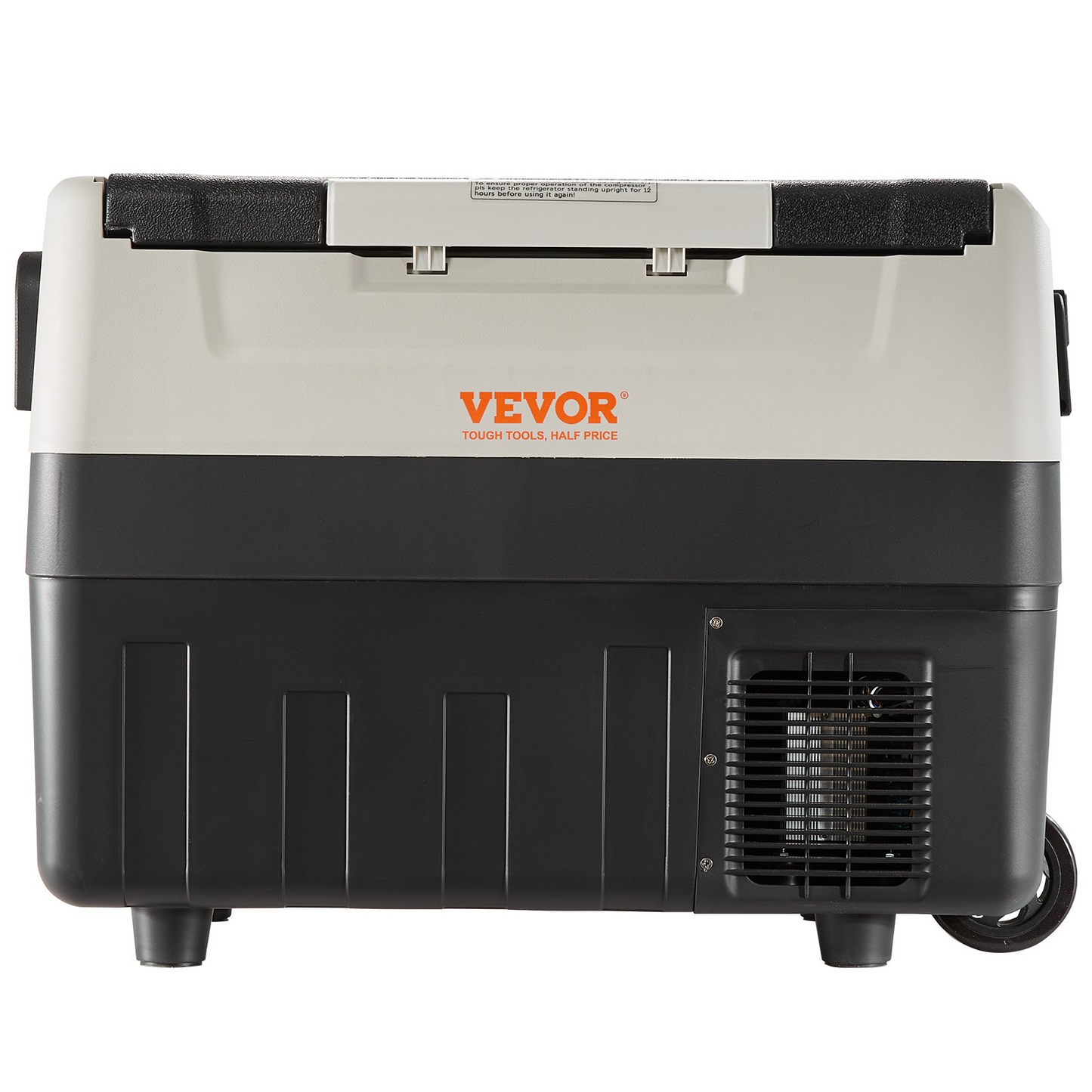 VEVOR Car Refrigerator, 12 Volt Car Refrigerator Fridge, 37 QT/35 L Dual Zone Portable Freezer, -4℉-50℉ Adjustable Range, 12/24V DC and 100-240V AC Compressor Cooler for Outdoor, Camping, Travel, RV