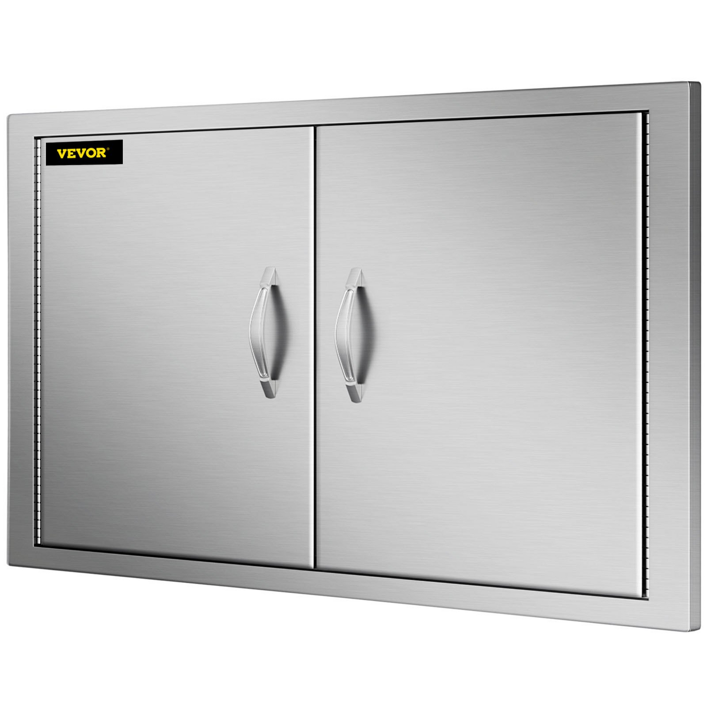 VEVOR Outdoor Kitchen Access 30.5"X 21" Wall Construction Stainless Steel Flush Mount for BBQ Island, 30.5inch x 21inch, Double Door