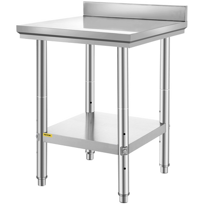 24" X 24" Commercial Stainless Steel Work Table Bench Prep Kitchen Restaurant