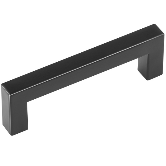 VEVOR 30 Pack Cabinet Pulls, 3.86in / 96mm Center to Center Slim Square Kitchen Cabinet Drawer, Stainless Steel Modern Kitchen Cupboard Door Handles for Kitchen Bathroom Bar Hardware Matte Black