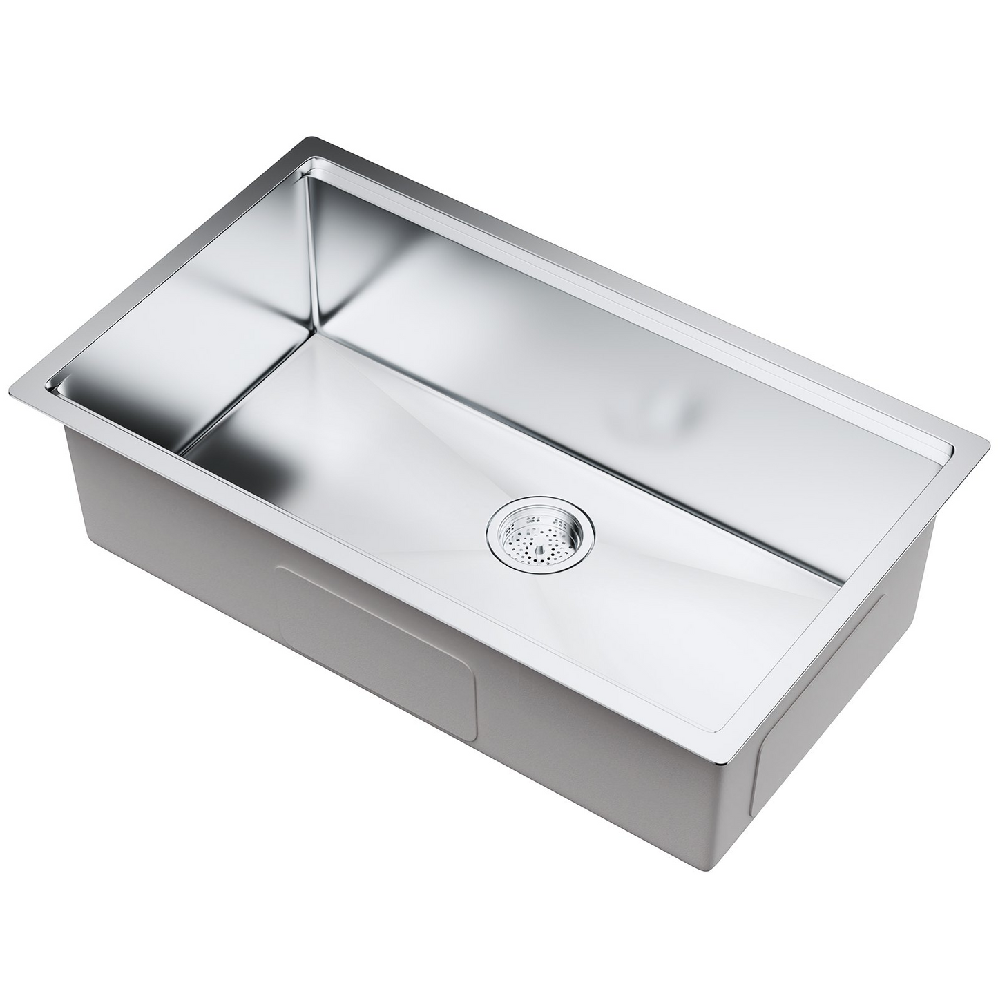 VEVOR Kitchen Sink, 304 Stainless Steel Drop-In Sinks, Undermount Single Bowl Basin with Ledge and Accessories, Household Dishwasher Sinks for Workstation, RV, Prep Kitchen, and Bar Sink, 32 inch