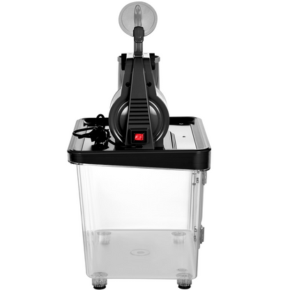 VEVOR 110V Commercial Ice Crusher 440LBS/H, ETL Approved 300W Electric Snow Cone Machine with Dual Blades, Stainless Steel Shaved Ice Machine with Safety On/Off Switch for Family, Restaurants, Bars