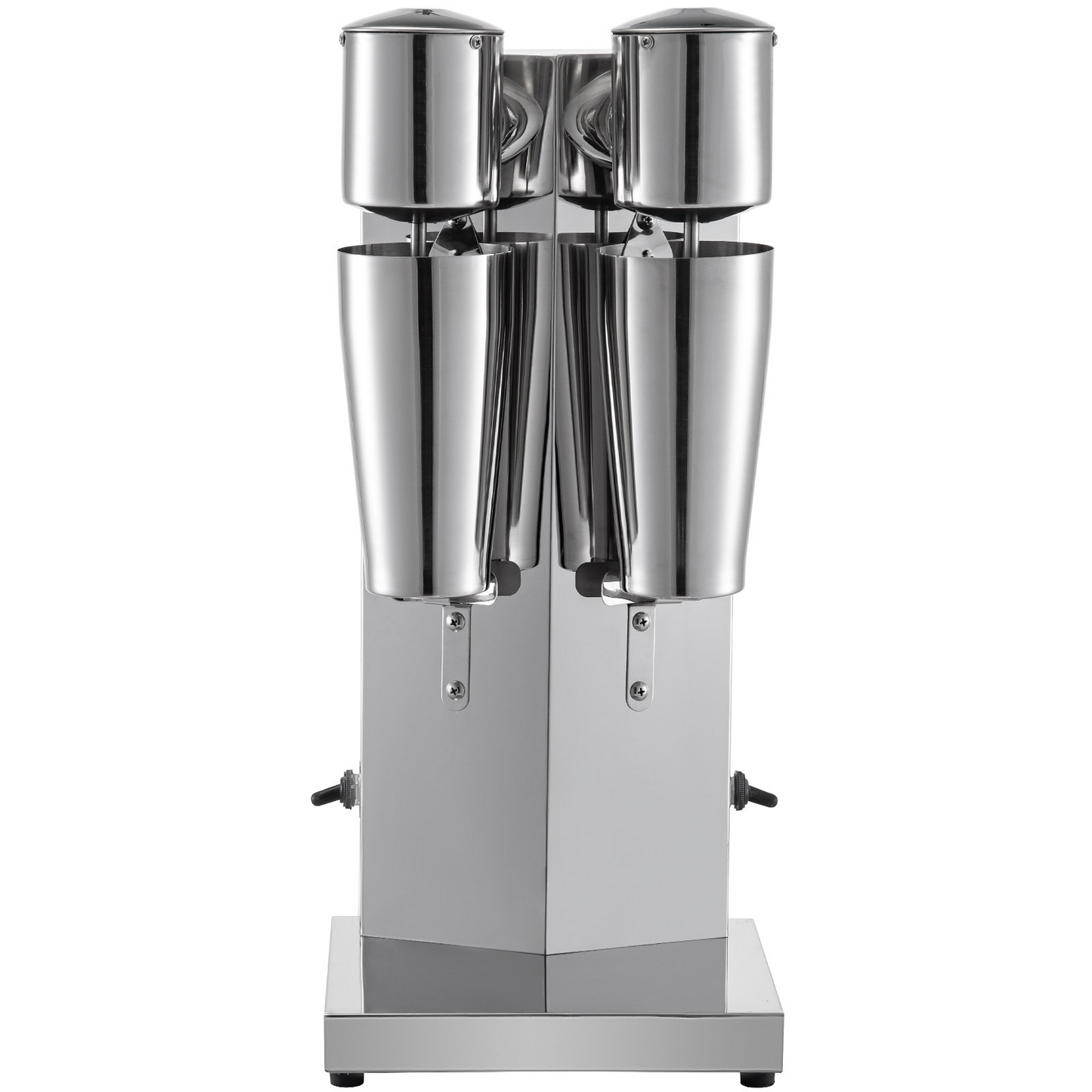 VEVOR Milkshake Maker Kit, Stainless Steel Electric Milkshake Maker, 180W Milkshake Machine, Double Head Classic Milkshake Maker with 800ml Cup, Silver Milkshake Maker Machine, 2 Speed Adjustable