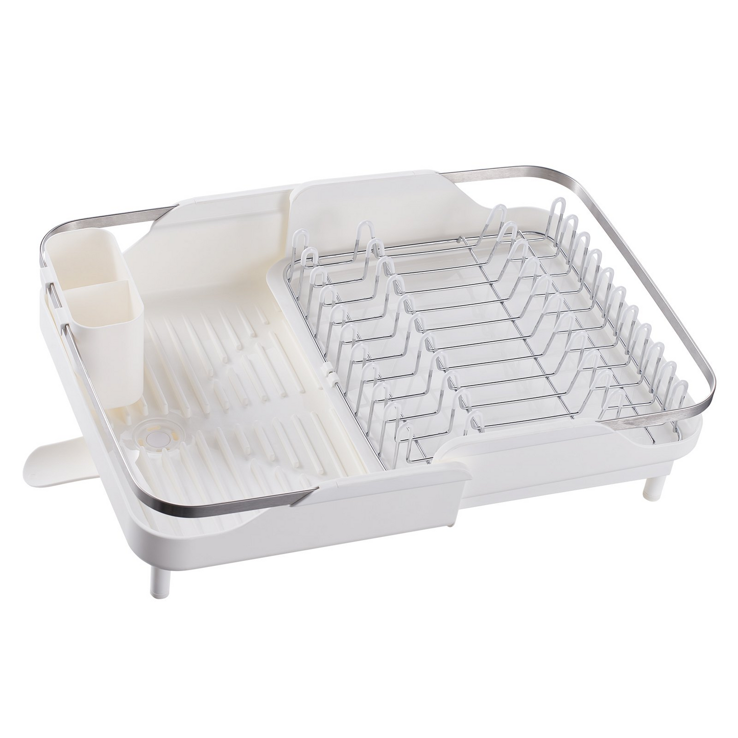 VEVOR Dish Drying Rack Expandable Drainer Stainless Steel Kitchen Utensil Holder