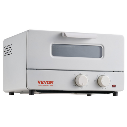 VEVOR Steam Oven Toaster, 12L Countertop Convection Oven, 1300W 5 In 1 Steam Toaster Oven, 7 Cooking Modes Air Fryer Convection Oven Combo with Baking Grill, Ash Tray for Sandwich, Bread, Pizza