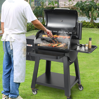 VEVOR 53" Heavy Duty Charcoal Grill BBQ Portable Grill with Cart Outdoor Cooking