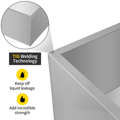 VEVOR Maple Syrup Evaporator Pan 30x16x9.5 Inch Stainless Steel Maple Syrup Boiling Pan with Valve for Boiling Maple Syrup