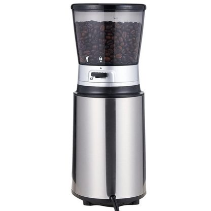 VEVOR Conical Burr Grinder, Electric Adjustable Burr Mill with 51 Precise Grind Setting, 9.7-Ounce 13 Cups Coffee Bean Grinder, Perfect for Drip, Mocha, Hand Brew, French Press, Espresso, Silver