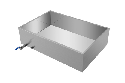 VEVOR Maple Syrup Evaporator Pan 36x24x9.5 Inch Stainless Steel Maple Syrup Boiling Pan with Valve