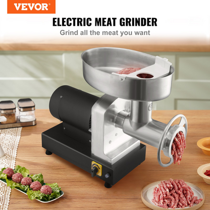 VEVOR Heavy Duty Electric Meat Grinder 992 Lb/H Capacity 1100W Sausage Stuffer