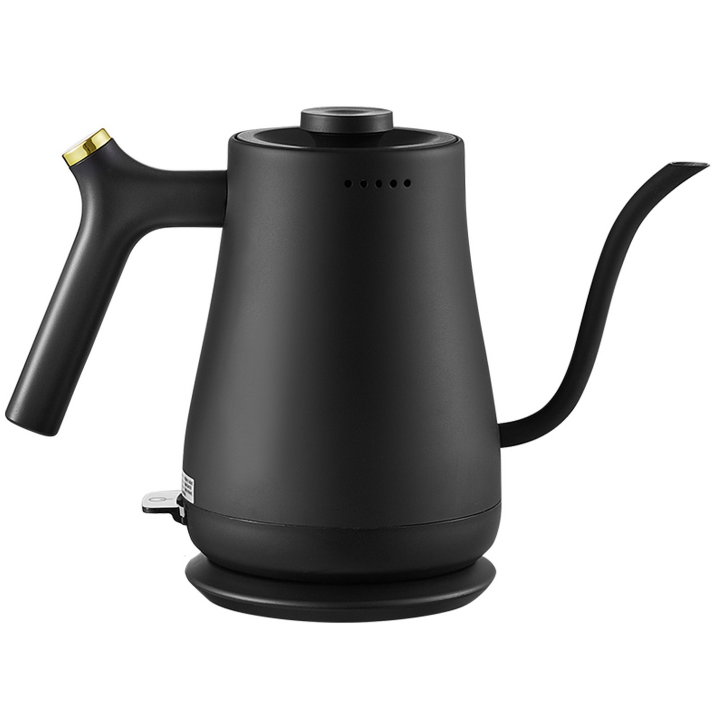 VEVOR 1L Electric Gooseneck Kettle, 1200W Fast Heating Gooseneck Pour Over Coffee Tea Kettle, 304 Food Grade Stainless Steel Hot Water Boiler Heater with Boil-Dry Protection, Auto Shut-off