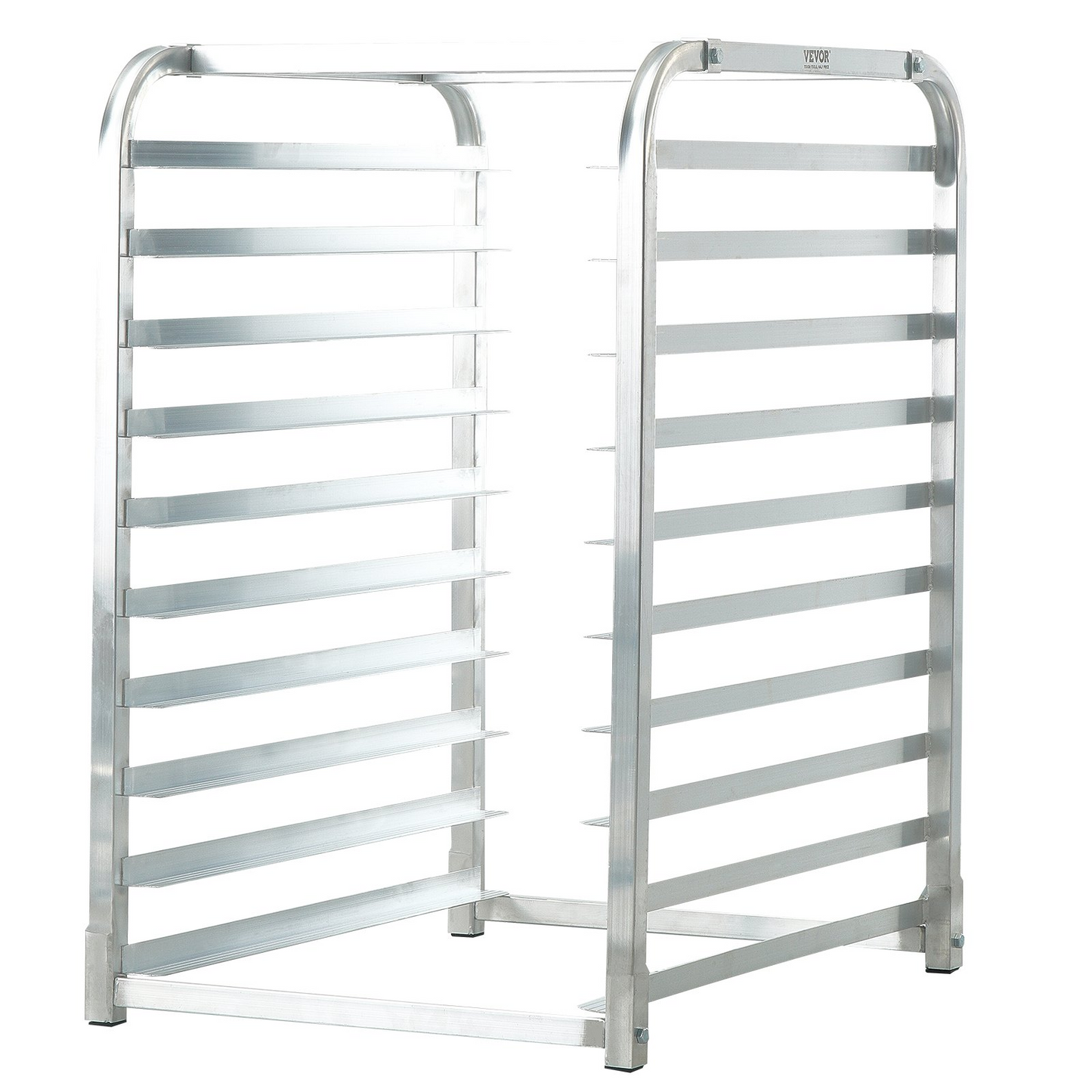 VEVOR Bun Pan Rack, 10-Tier Commercial Bakery Racks with Brake Wheels, Aluminum Racking Trolley Storage for Half & Full Sheet, Speed Rack For Kitchen Home, Bread Baking Equipment, 26"L x 20.3"W x 39"H