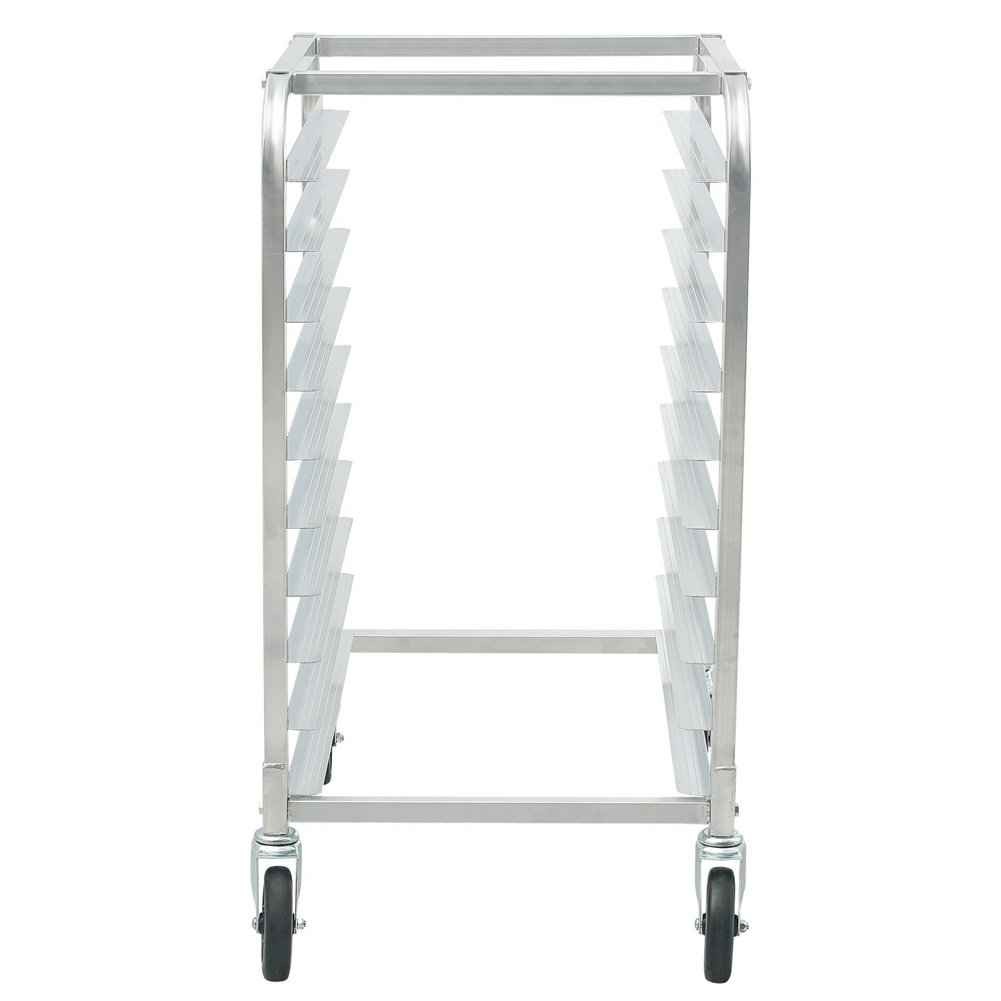 VEVOR Bun Pan Rack, 10-Tier Commercial Bakery Racks with Brake Wheels, Aluminum Racking Trolley Storage for Half & Full Sheet, Speed Rack For Kitchen Home, Bread Baking Equipment, 26"L x 20.3"W x 39"H