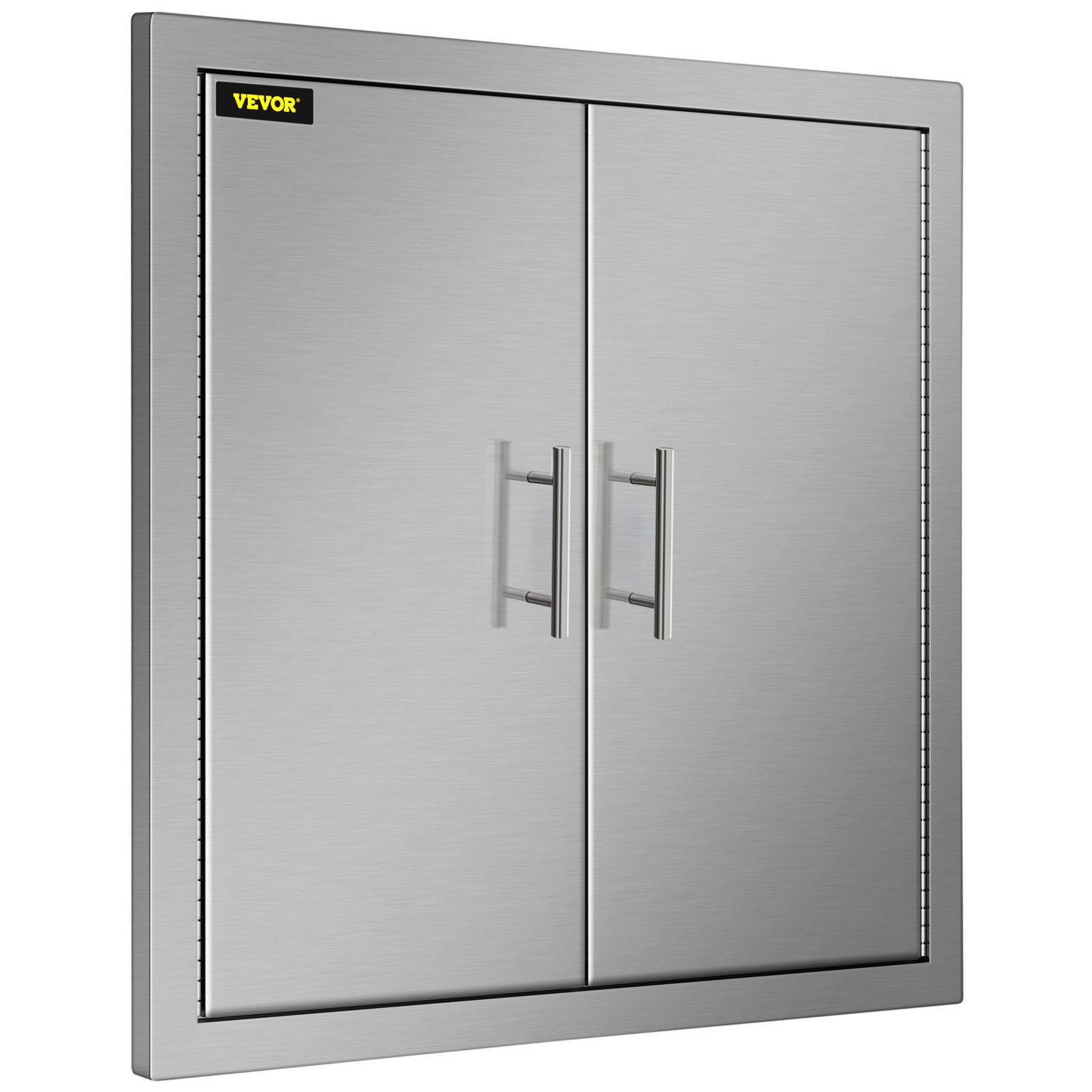 VEVOR 31 Inch BBQ Access Door 304 Stainless Steel BBQ Island 31W x 31H Inchs Double Door with Paper Towel Holder for Outdoor Kitchen