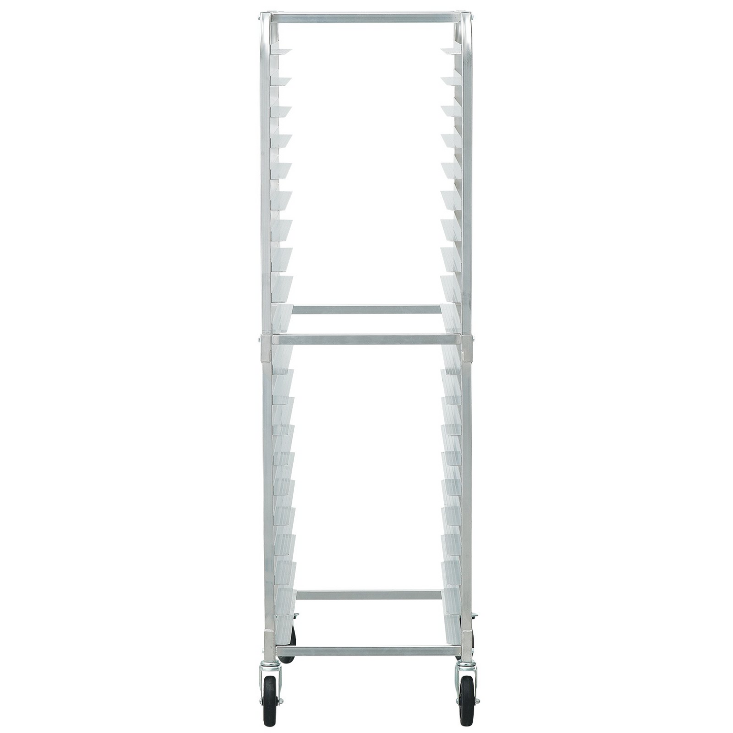 VEVOR Bun Pan Rack, 20-Tier Commercial Bakery Racks with Brake Wheels, Aluminum Racking Trolley Storage for Half & Full Sheet, Speed Rack For Kitchen Home, Bread Baking Equipment, 26"L x 20.4"W x 70"H