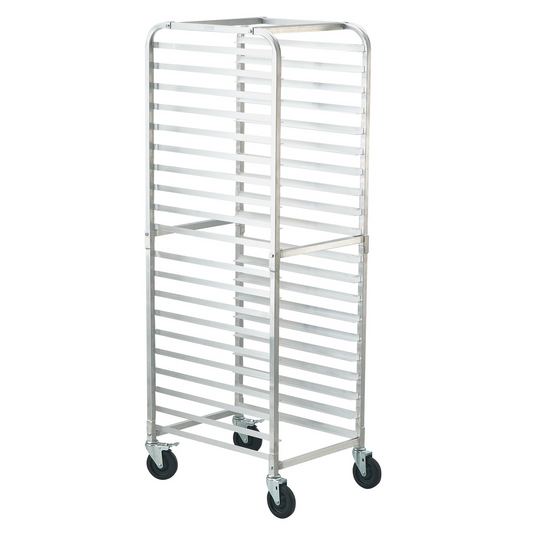 VEVOR Bun Pan Rack, 20-Tier Commercial Bakery Racks with Brake Wheels, Aluminum Racking Trolley Storage for Half & Full Sheet, Speed Rack For Kitchen Home, Bread Baking Equipment, 26"L x 20.4"W x 70"H