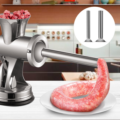 VEVOR Meat Grinder Manual 304 Stainless Steel Hand Operated Meat Grinder Multifunctional Crank Sausage Maker Coffee Powder Grinder for Household for Beef Chicken Pepper Mushroom Coffee