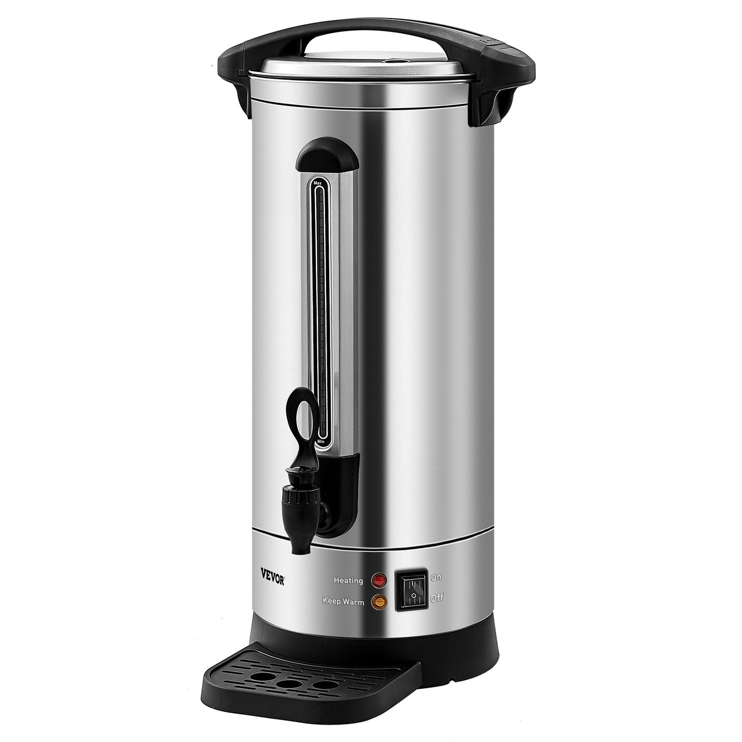 VEVOR Commercial Coffee Urn 110 Cup Stainless Steel Coffee Dispenser Fast Brew