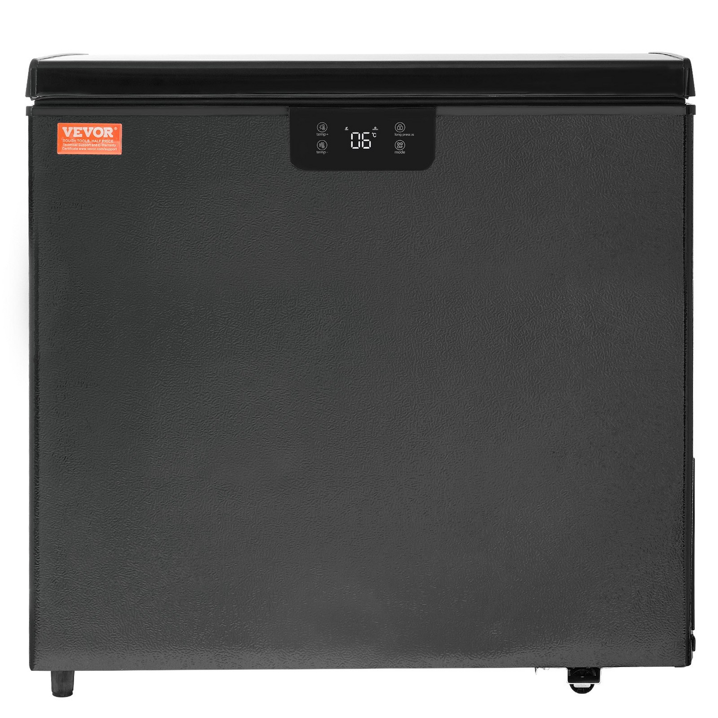 VEVOR Chest Freezer, 7 Cu.ft / 198 L Compact Deep Freezer, Free Standing Top Open Door Compact Freezers with 2 Removable Baskets & Adjustable Thermostat, Energy Saving & Low Noise, Black