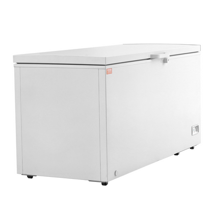 VEVOR Chest Freezer, 17.2 Cu.ft / 488 L Large Deep Freezer & 4 Removable Baskets, Freestanding Top Open Door Commercial Chest Freezers with Locking Lid, 7-Level Adjustable Temp, LED Lighting, 6 Wheels