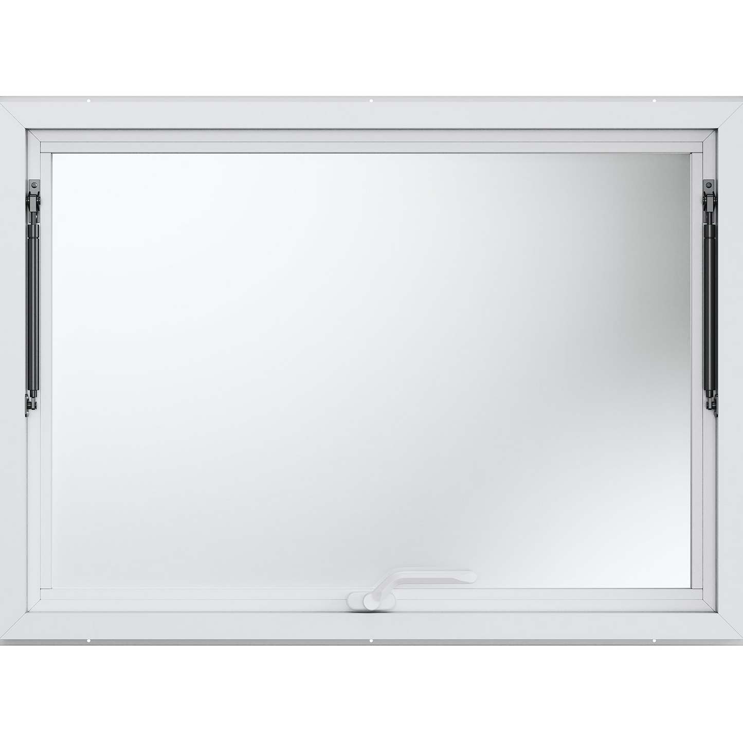 VEVOR Concession Window 53"x33", Aluminum Alloy Food Truck Service Window with Awning Door & Drag Hook, Up to 85 Degrees Stand Serving Window for Food Trucks Concession Trailers, Glass Not Included