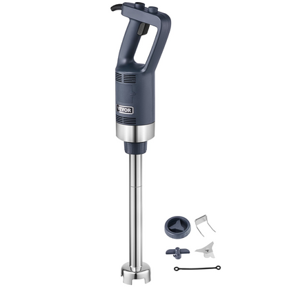 VEVOR Commercial Immersion Blender 500W Heavy Duty Hand Mixer for Soup Sauces