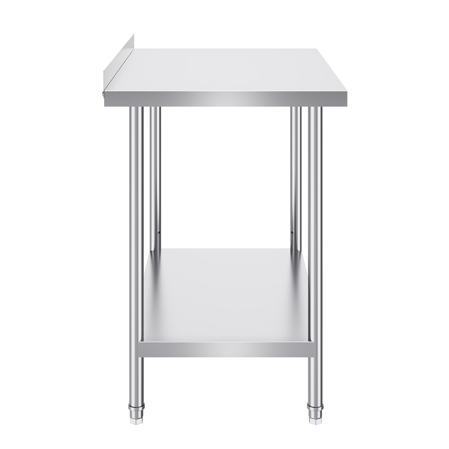 VEVOR 24 x 36 x 36 Inch Stainless Steel Work Table, Commercial Food Prep Worktable Heavy Duty Prep Worktable, Metal Work Table with Adjustable Height for Restaurant, Home and Hotel