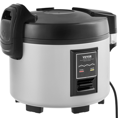 VEVOR Commercial Rice Cooker 60-Cup Non-Stick Pot 13L 12H Keep Warm Restaurant