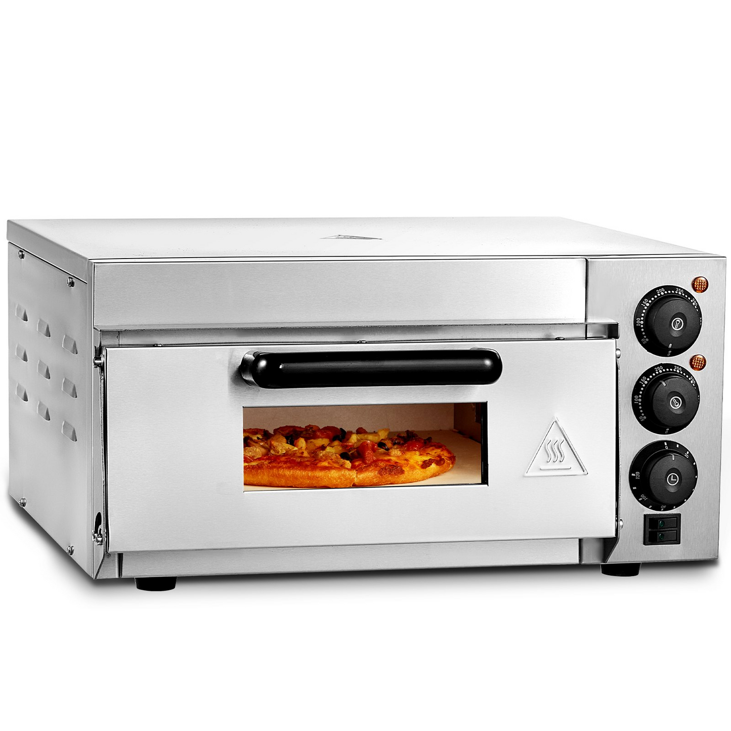 VEVOR Commercial Countertop Pizza Oven Electric Pizza Oven for 14" Pizza Indoor