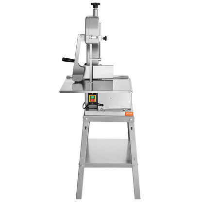 VEVOR 850W Commercial Electric Meat Bandsaw Stainless Steel Bone Sawing Machine