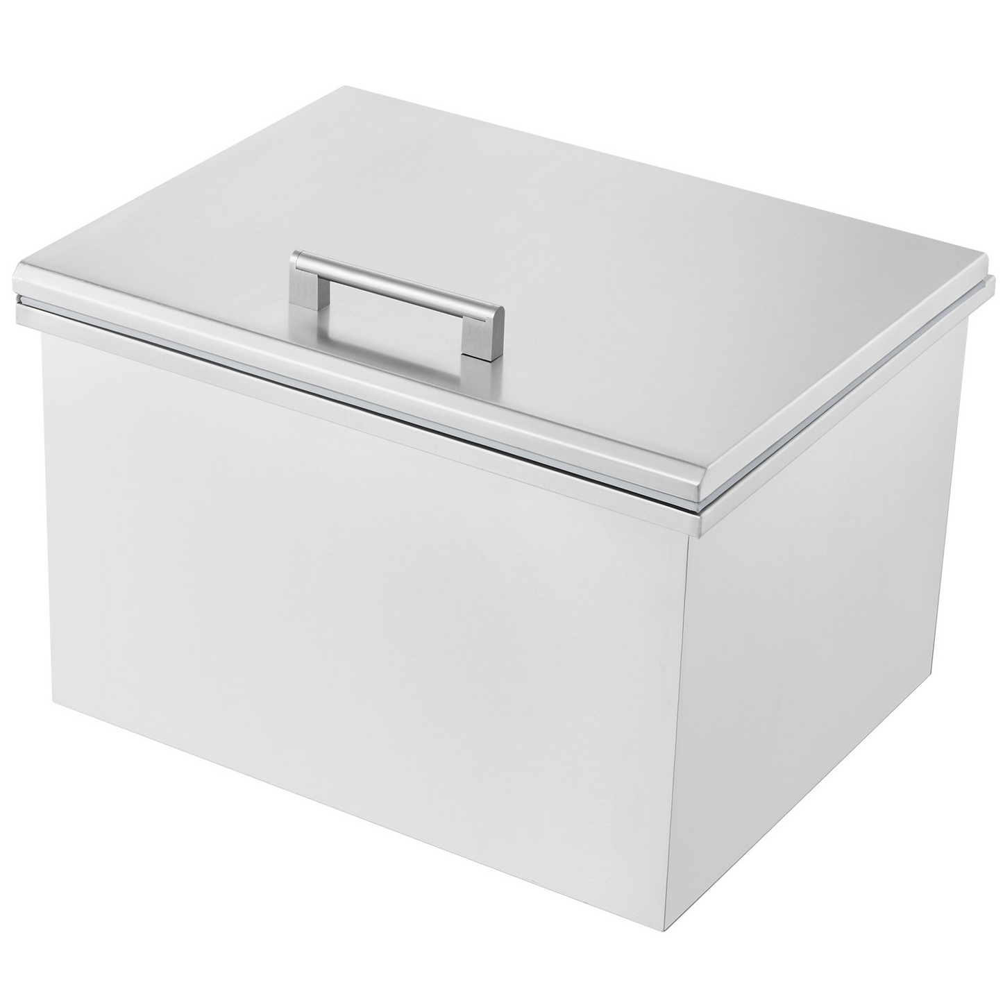 VEVOR 40Quart Drop in Ice Chest Ice Cooler Ice Bin Stainless Steel 20"x16"x14.6"