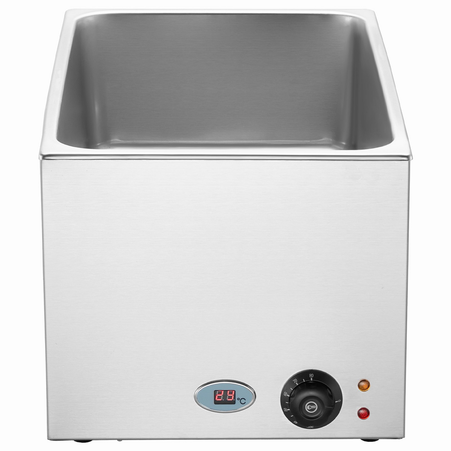 VEVOR Commercial Electric Food Warmer Countertop Buffet 19Qt 1200W Bain Marie