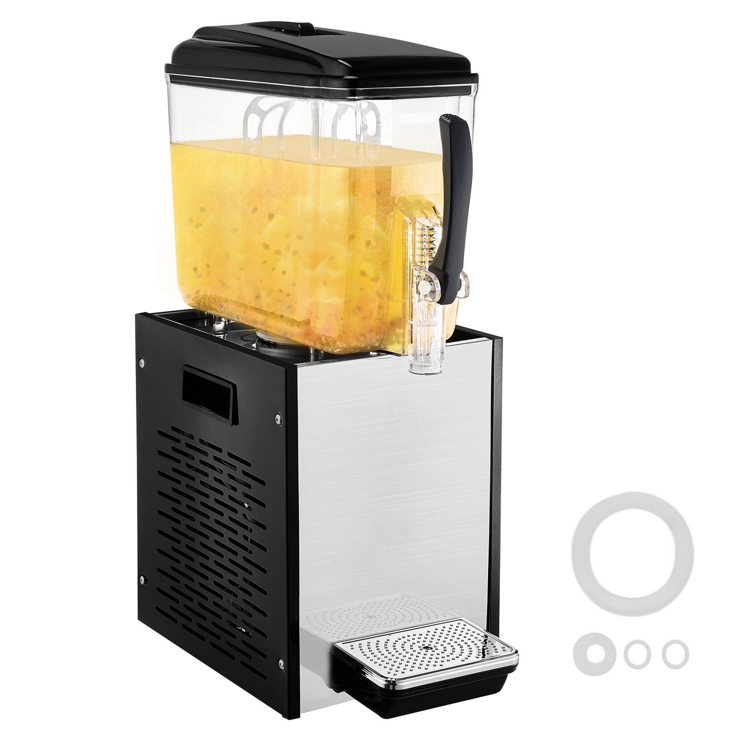 VEVOR Commercial Beverage Dispenser 12L Cold Juice Ice Drink Dispenser for Party