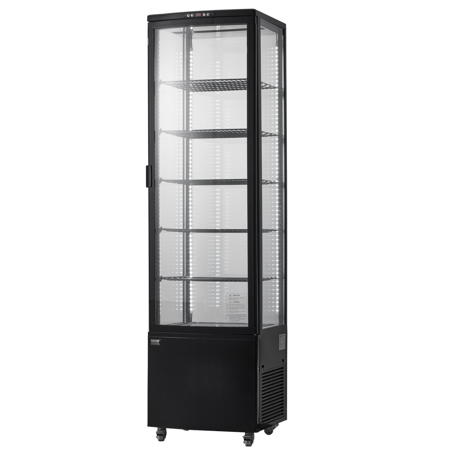 VEVOR Refrigerated Display Case Bakery Display Fridge Case 9.8 cu ft/278L 5-Tier