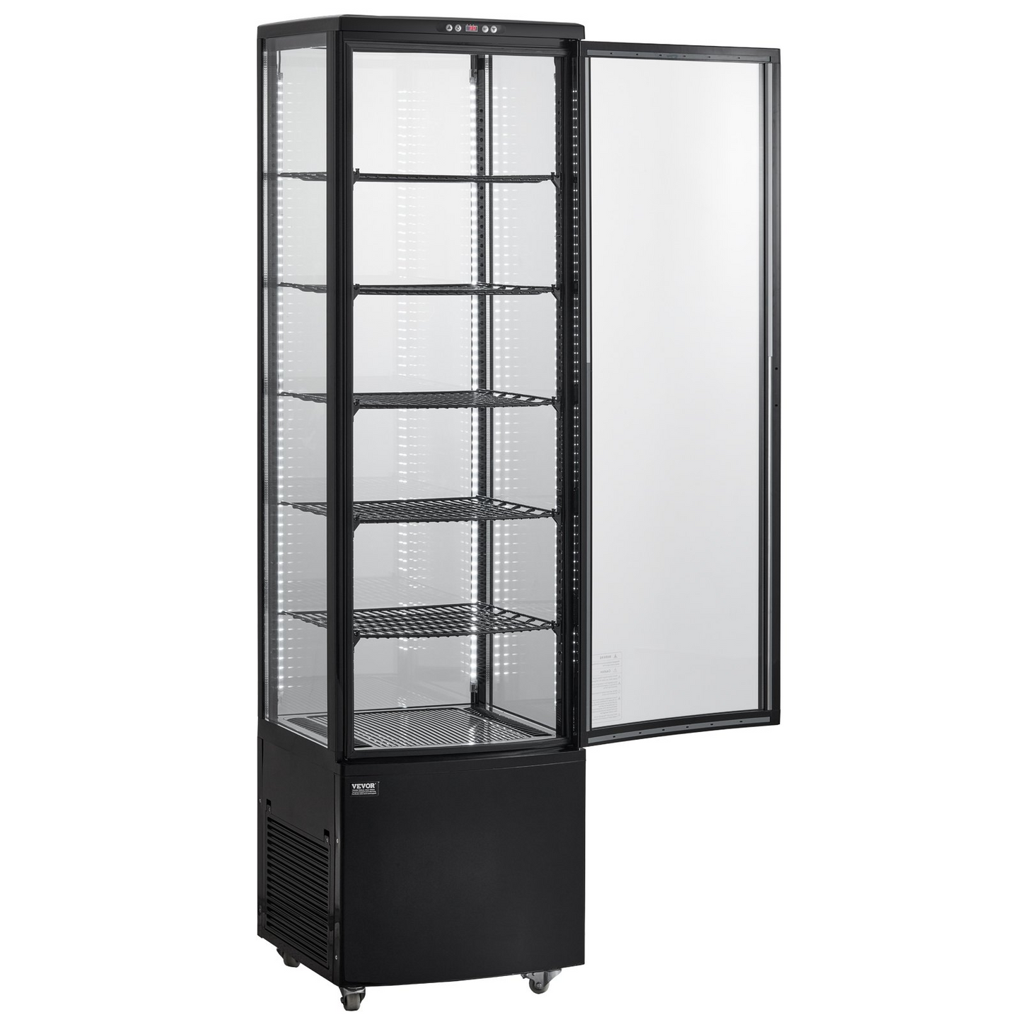 VEVOR Refrigerated Display Case Bakery Display Fridge Case 9.8 cu ft/278L 5-Tier