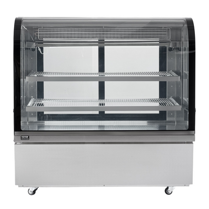 VEVOR Refrigerated Display Case Bakery Display Fridge Case 18 cu ft/505L 2-Tier