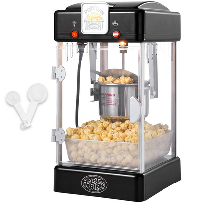 VEVOR Popcorn Popper Machine Tabletop Popcorn Maker 300W 2.5 Oz Black