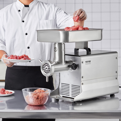 Commercial Electric Meat Grinder 13 Lbs/Min Sausage Stuffer Maker Kitchen