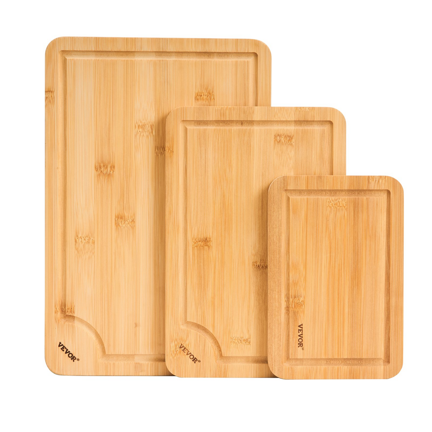 Bamboo Cutting Board Premium Versatile Cut Board with Built-in Handle