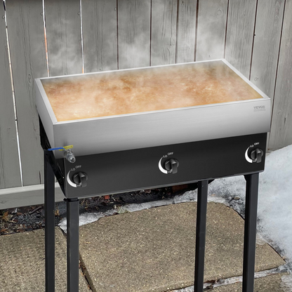 VEVOR Maple Syrup Evaporator Pan 304 Stainless Steel with Valve for Home Outdoor