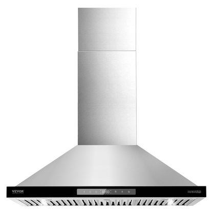 VEVOR 36" Wall Mount Range Hood Ceiling Mount Vent 800CFM Gesture & Touch Control