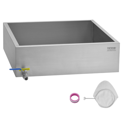 Maple Syrup Evaporator Pan 304 Stainless Steel with Valve for Home Outdoor