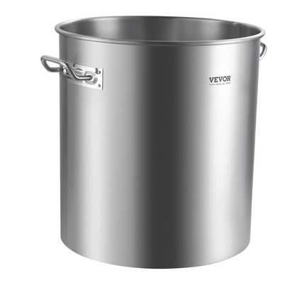 64QT Stainless Steel Stockpot Cooking Kitchen Sauce Pot with Basket Lid Handle