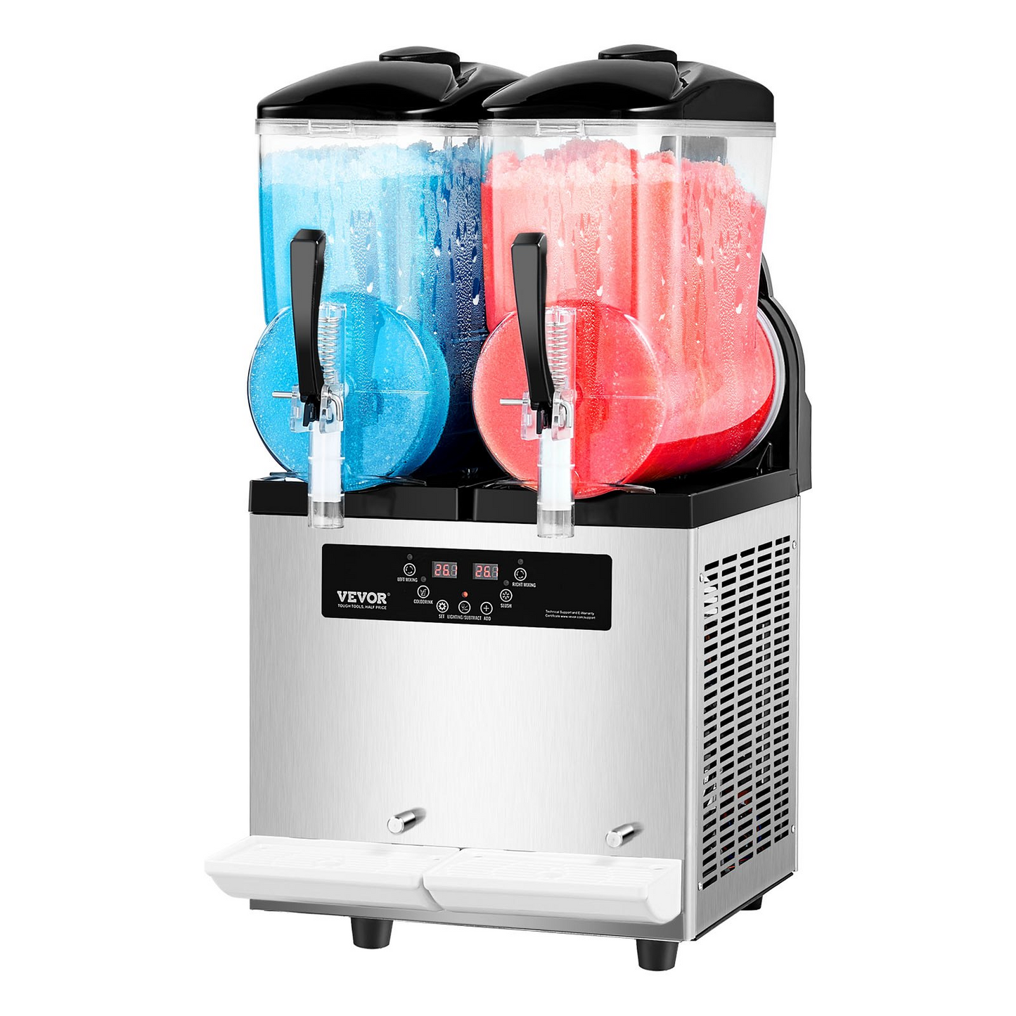 12Lx2 Tank Commercial Slushy Machine Margarita Smoothie Frozen Drink Maker