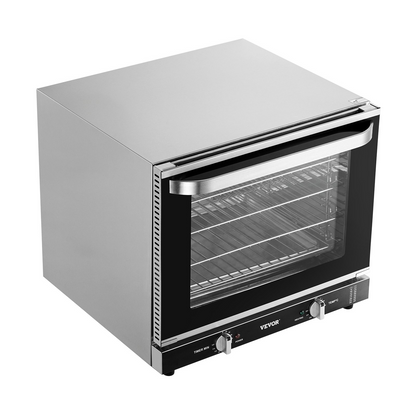 66L Commercial Countertop Oven 2800W Electric Toaster Oven Stainless Steel