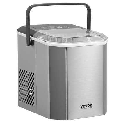 Portable Countertop Ice Maker 26Lbs/24H Self-Cleaning with Scoop Basket Home Bar